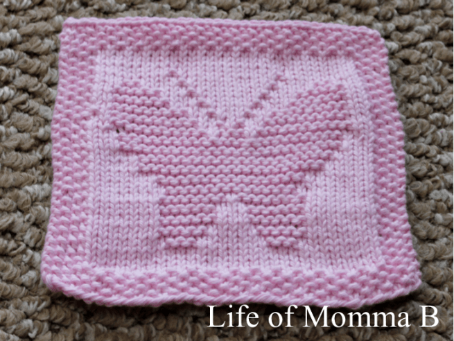 Butterfly Dishcloth