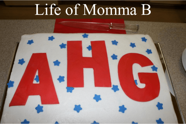 A cake I made previously for a Court of Honor