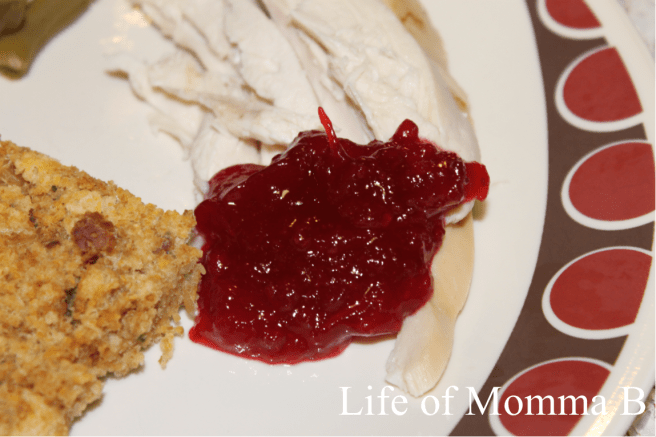 Cranberry orange compote