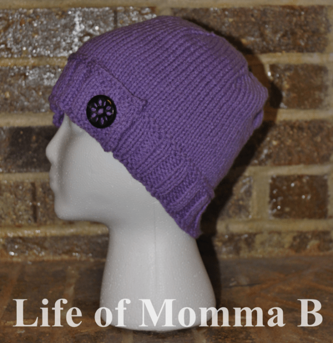 button tab hat with free pattern | Life of Momma B