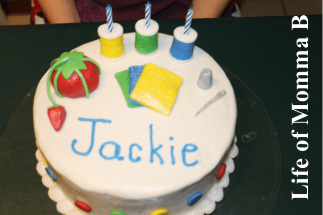 Jackie's Birthday cake