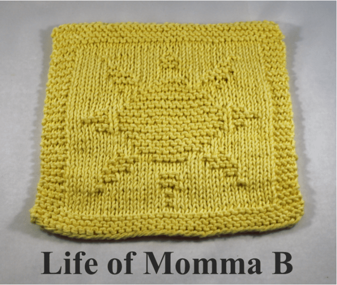 Sunshine dishcloth