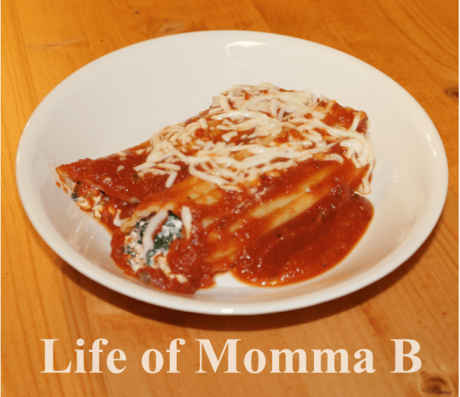 spinach manicotti