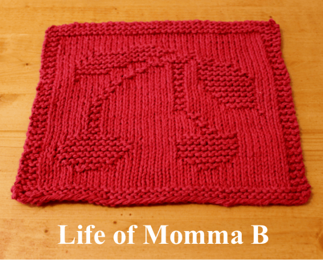 cherry dishcloth