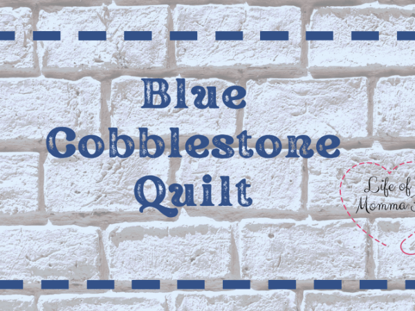 Blue Cobblestone Quilt